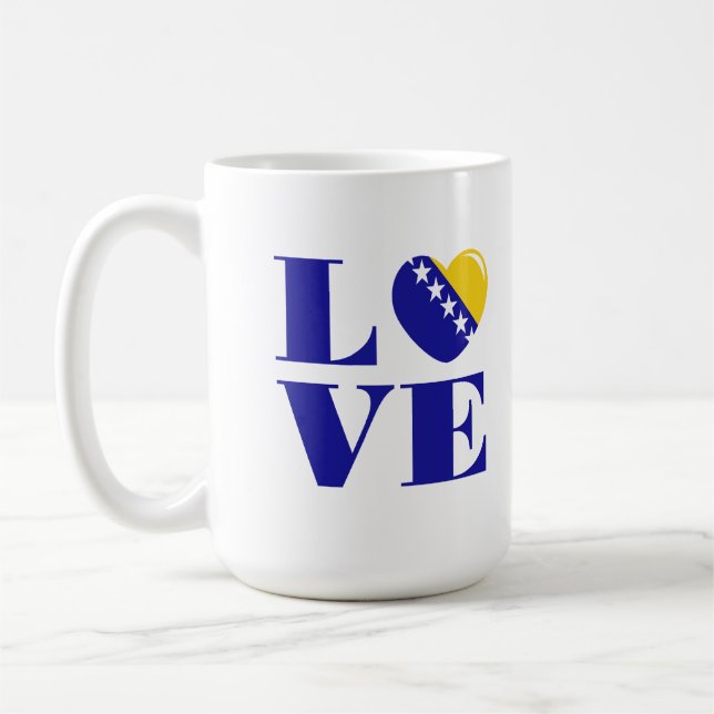 Taza De Café Amo Bosnia (Izquierda)
