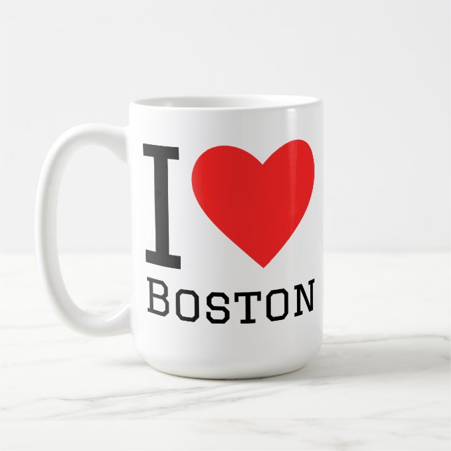 Taza De Café Amo Boston (Izquierda)