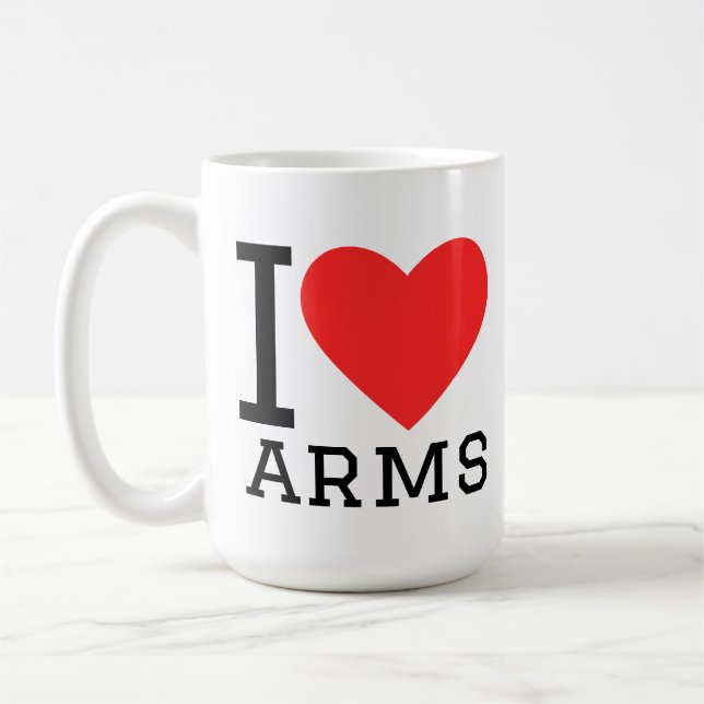 Taza De Café Amo brazos (Izquierda)