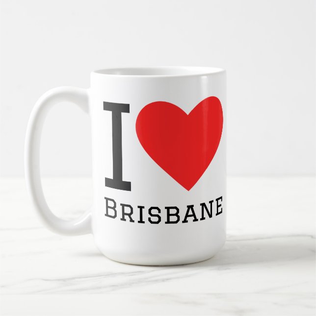Taza De Café Amo Brisbane (Izquierda)