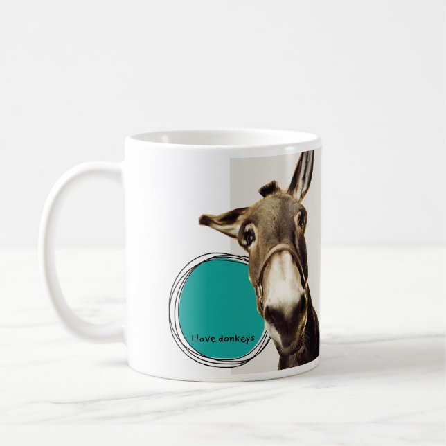 Taza De Café Amo burros (Izquierda)