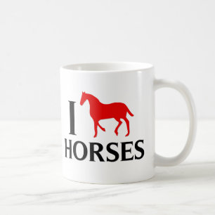 Taza De Café Amo caballos