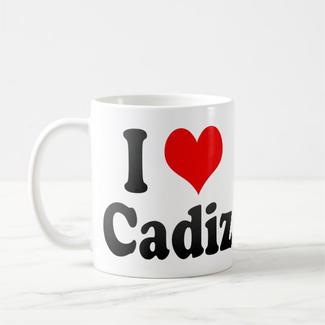 Taza De Café Amo Cádiz, España (Izquierda)
