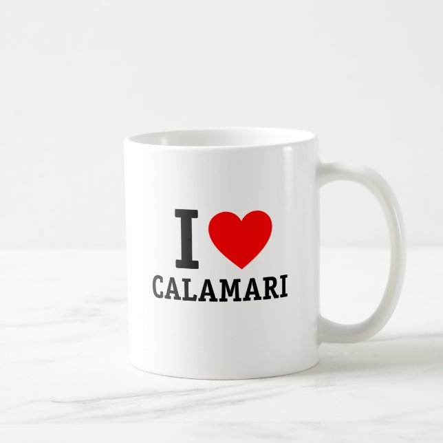 Taza De Café Amo Calamari (Derecha)