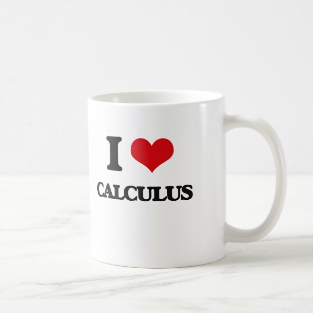 Taza De Café Amo cálculo (Derecha)