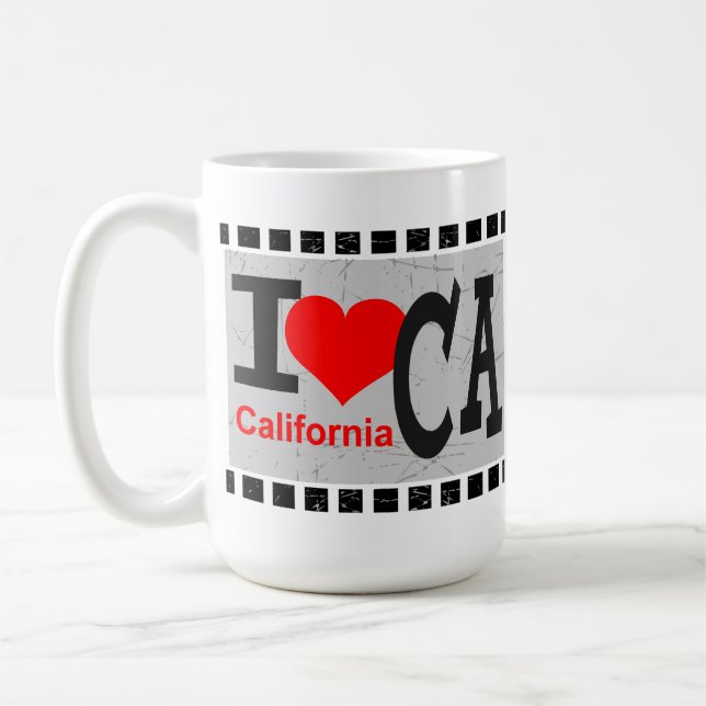 Taza De Café Amo California - Mugs (Izquierda)