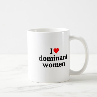 Taza De Café Amo Camisas Dominantes - Soy Dominante.