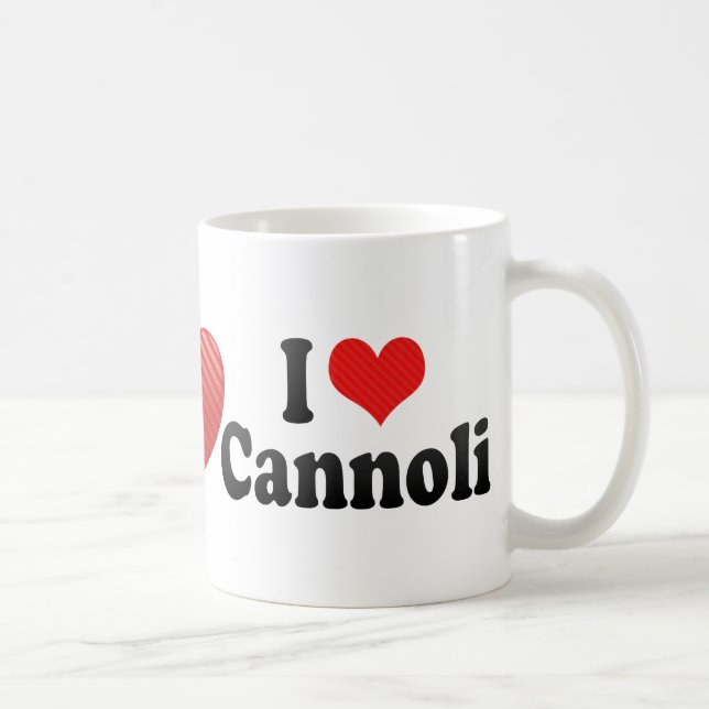 Taza De Café Amo Cannoli (Derecha)