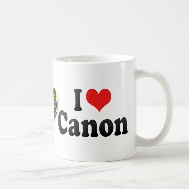 Taza De Café Amo Canon (Derecha)