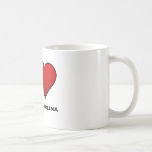 TAZA DE CAFÉ AMO CAROLINA DEL SUR