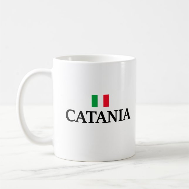 Taza De Café Amo Catania Italia (Izquierda)