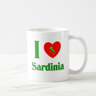 Taza De Café Amo Cerdeña Italia