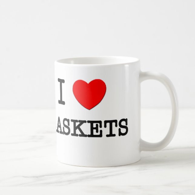 Taza De Café Amo cestas (Derecha)