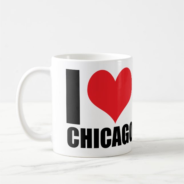 Taza De Café Amo Chicago (Izquierda)