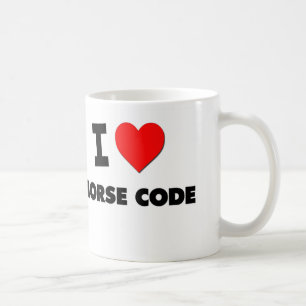 Taza De Café Amo código Morse
