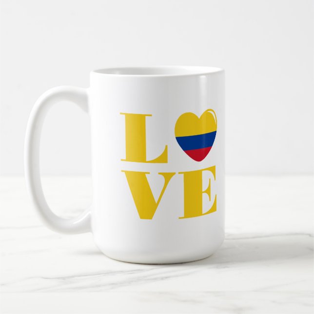Taza De Café Amo Colombia (Izquierda)