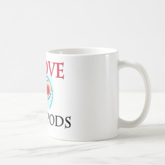 Taza De Café Amo Copepods (Derecha)