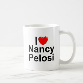 Taza De Café Amo (corazón) a Nancy Pelosi