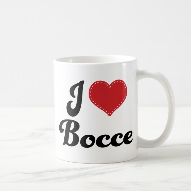Taza De Café Amo (corazón) Bocce (Derecha)