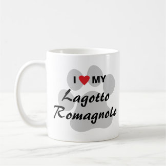 Taza De Café Amo (corazón) mi Lagotto Romagnolo