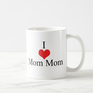 Taza De Café Amo (corazón) MomMom