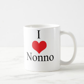 Taza De Café Amo (corazón) Nonno
