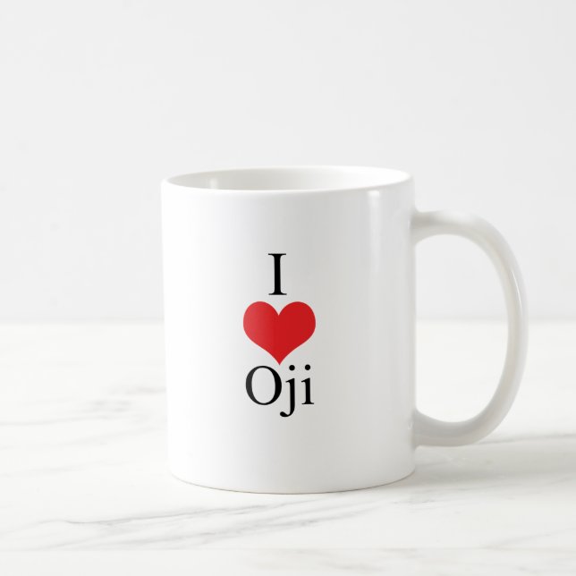 Taza De Café Amo (corazón) Oji (Derecha)