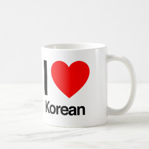 Taza De Café amo coreano