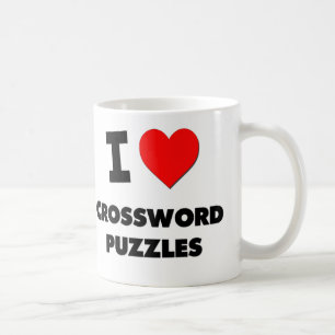 Taza De Café Amo crucigramas