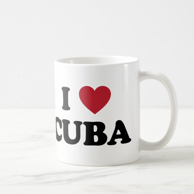 Taza De Café Amo Cuba (Derecha)