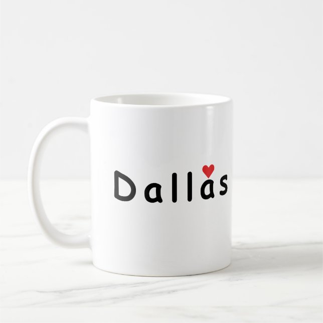 Taza De Café Amo Dallas (Izquierda)
