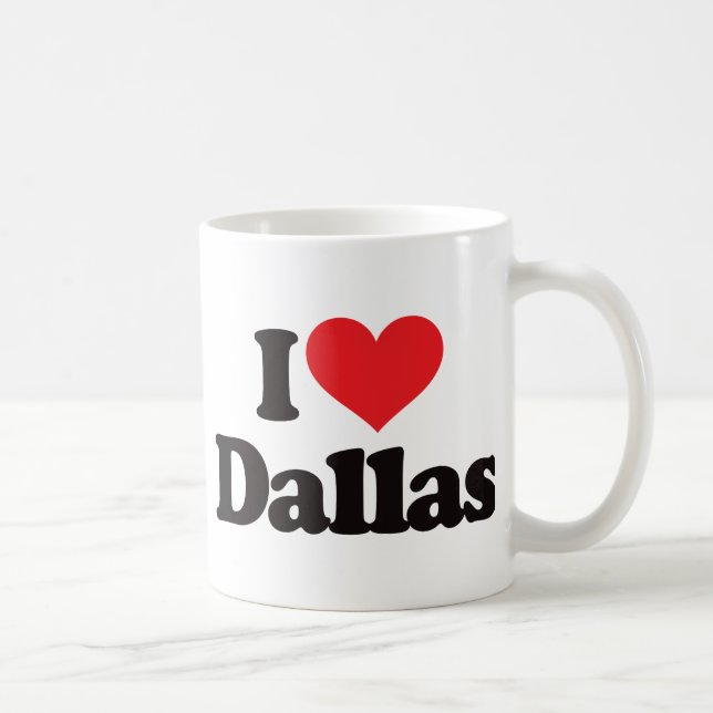 Taza De Café Amo Dallas (Derecha)