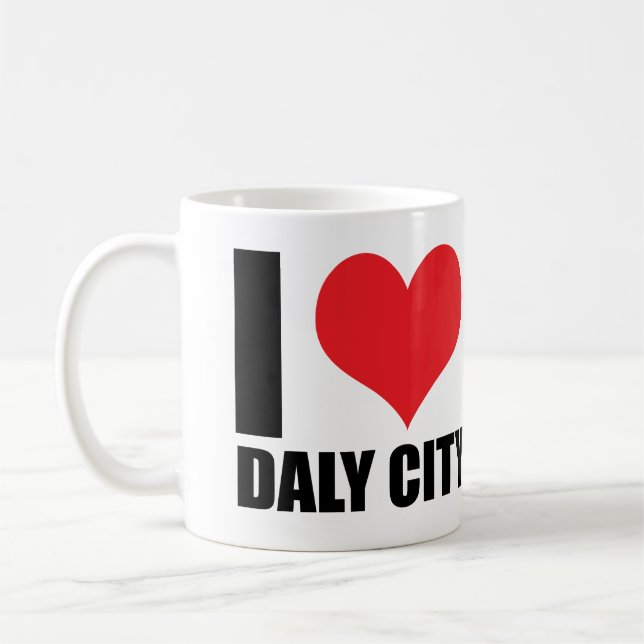Taza De Café Amo Daly City (Izquierda)