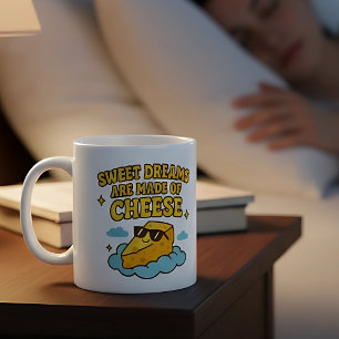 Taza De Café Amo de queso dulces sueños regalo de queso