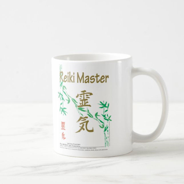 Taza De Café Amo de Reiki (Derecha)