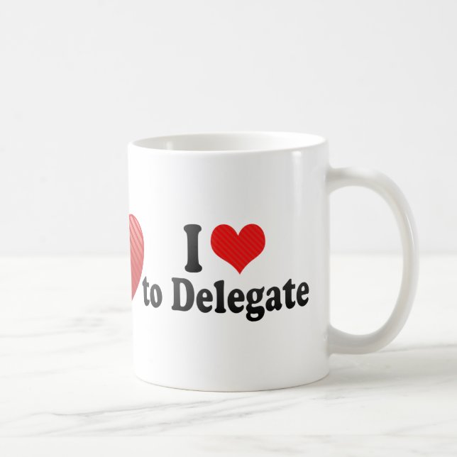 Taza De Café Amo delegar (Derecha)