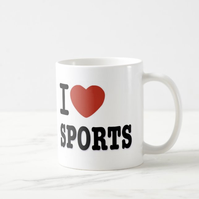 TAZA DE CAFÉ AMO DEPORTES (Derecha)