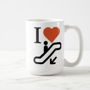 Taza De Café Amo diapositivas.  Cierre para arriba