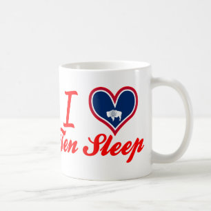 Taza De Café Amo diez el sueño, Wyoming