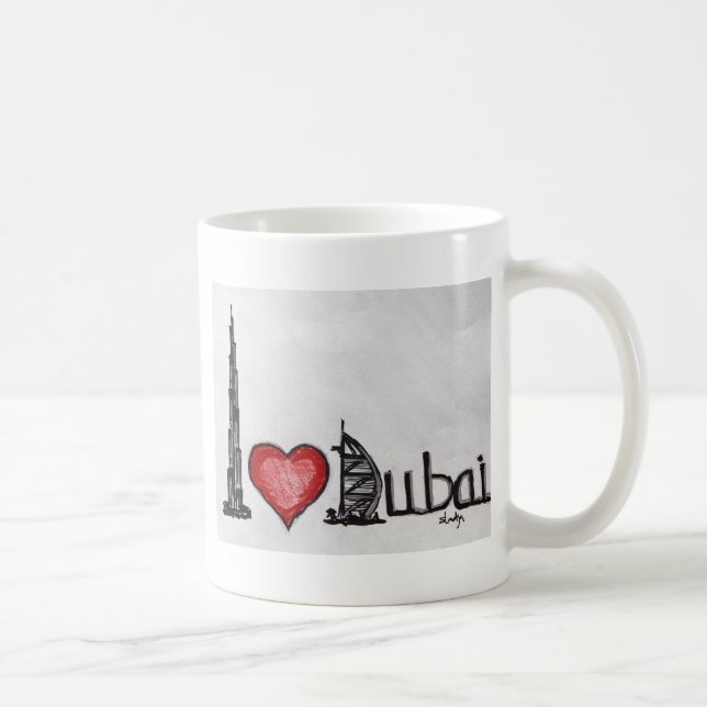 Taza De Café Amo Dubai (Derecha)