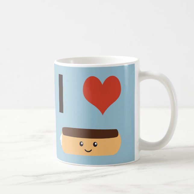 Taza De Café Amo Eclaires (Derecha)