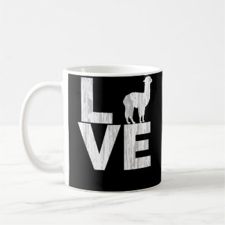 Taza De Café Amo efecto apenado tono de las alpacas dos