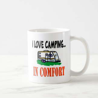 Taza De Café Amo el acampar en comodidad