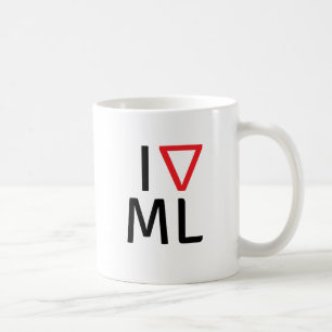 Taza De Café Amo el aprendizaje de máquina