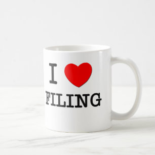 Taza De Café Amo el archivar