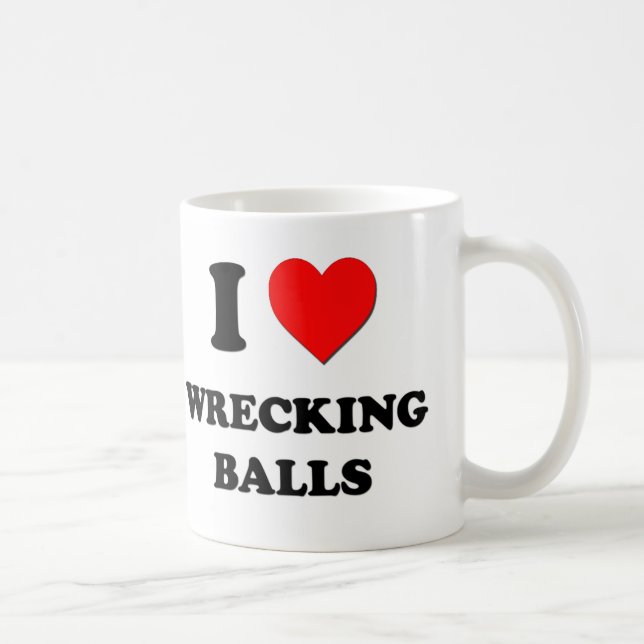 Taza De Café Amo el arruinar de bolas (Derecha)