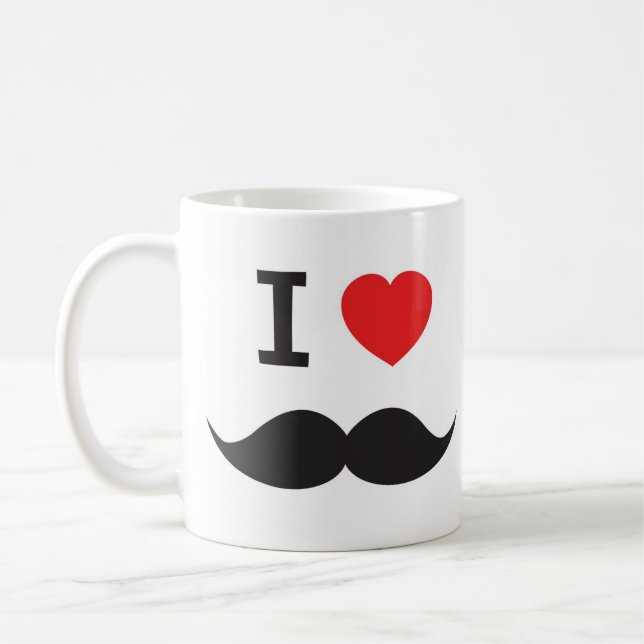 Taza De Café Amo el bigote (Izquierda)