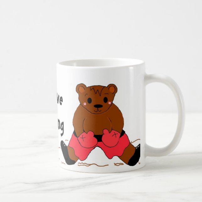 Taza De Café Amo el boxeo (Derecha)