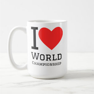 Taza De Café Amo el campeonato mundial