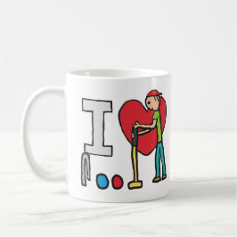 Taza De Café Amo el Croquet